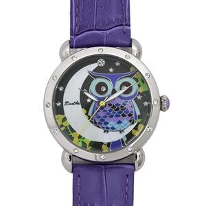 Bertha Ashley MOP Ladies Owl Watch 38mm